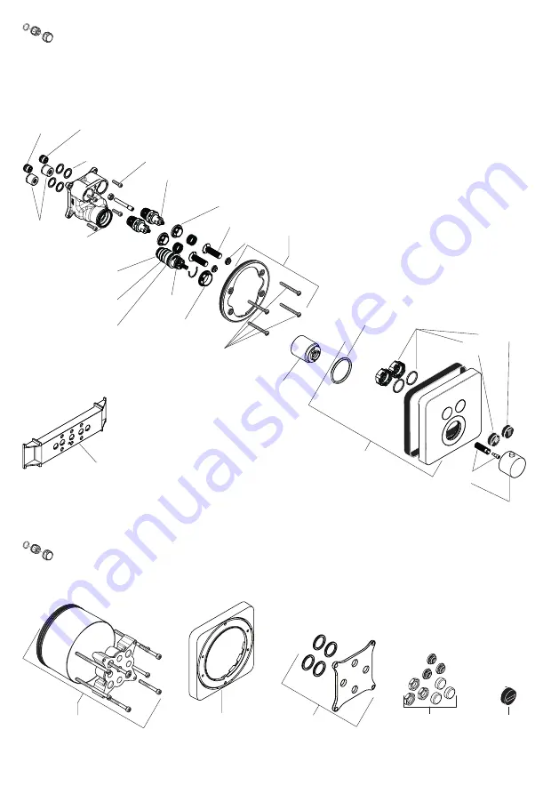 Hans Grohe AXOR ShowerSelect Soft Cube 36707 7 Series Installation Manual Download Page 18