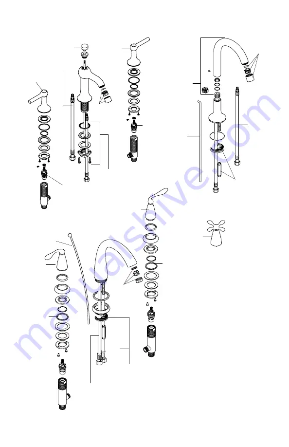 Hans Grohe Axor Starck 10133 Series Installation Instructions / Warranty Download Page 19