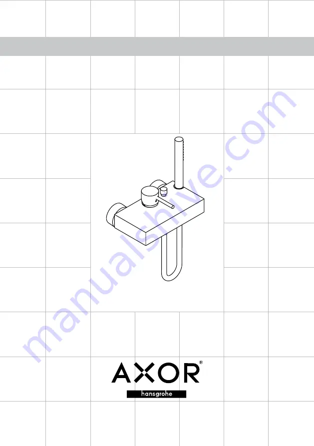 Hans Grohe Axor Starck 10402001 Скачать руководство пользователя страница 1