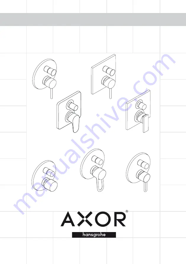 Hans Grohe AXOR Starck 10416 Series Assembly Instructions Manual Download Page 1