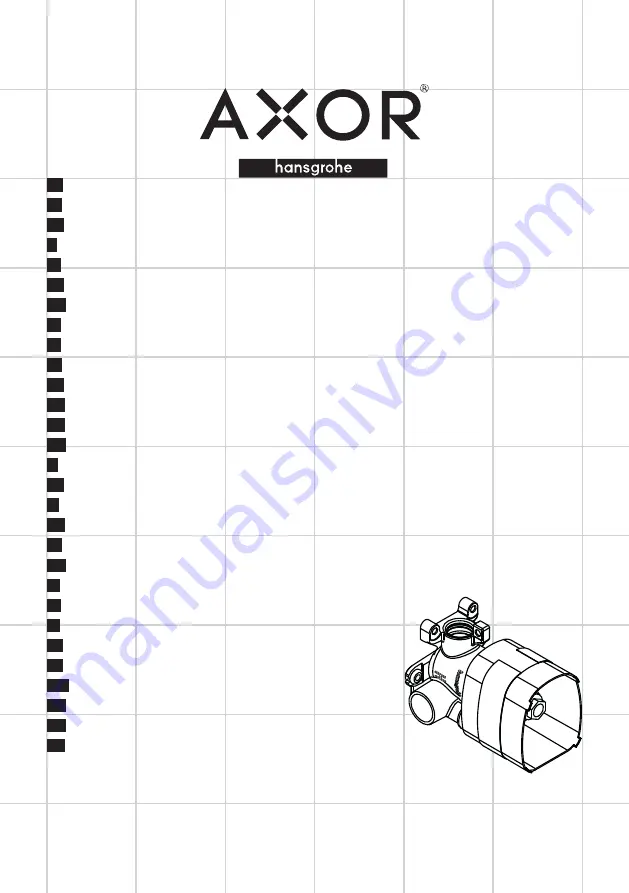 Hans Grohe AXOR Starck 10754180 Assembly Instructions Manual Download Page 1