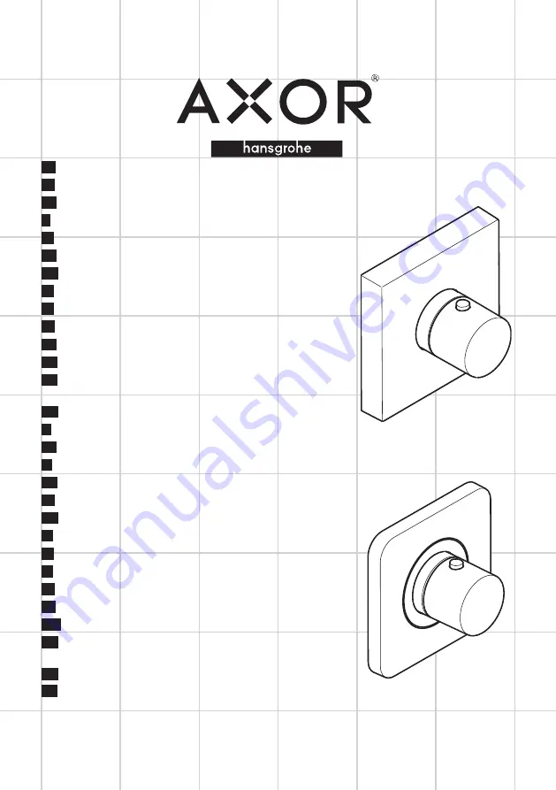 Hans Grohe AXOR Starck 10754180 Assembly Instructions Manual Download Page 61