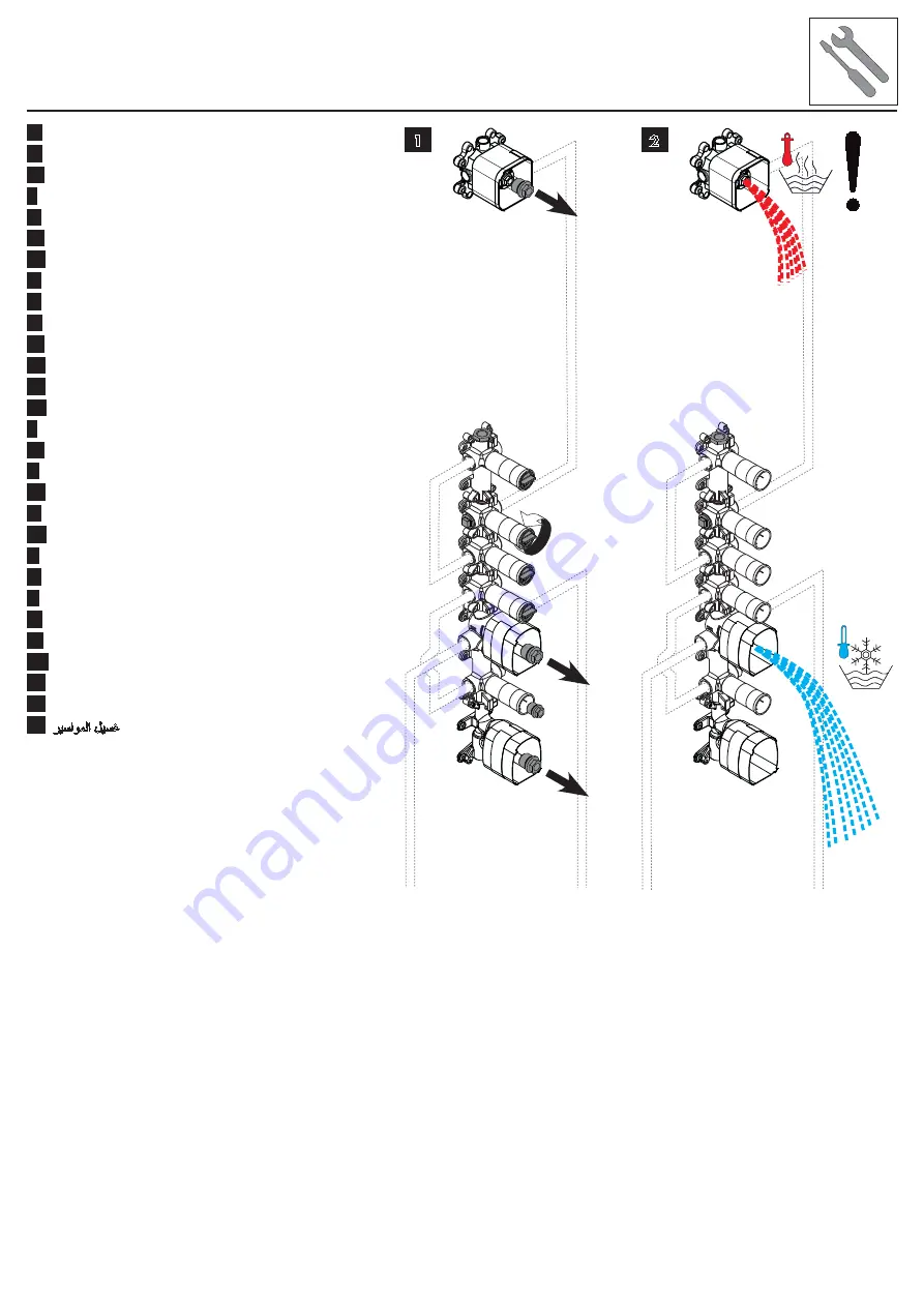 Hans Grohe AXOR Starck 10754180 Assembly Instructions Manual Download Page 183