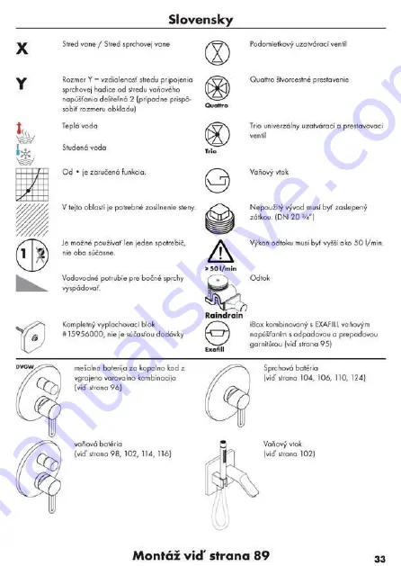 Hans Grohe AXOR Starck Fixfit Deluxe 27451 Series Assembly Instructions Manual Download Page 78