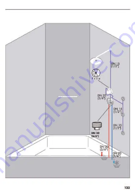 Hans Grohe AXOR Starck Fixfit Deluxe 27451 Series Assembly Instructions Manual Download Page 168