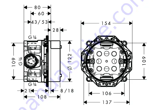 Hans Grohe AXOR Starck Fixfit Deluxe 27451 Series Assembly Instructions Manual Download Page 205