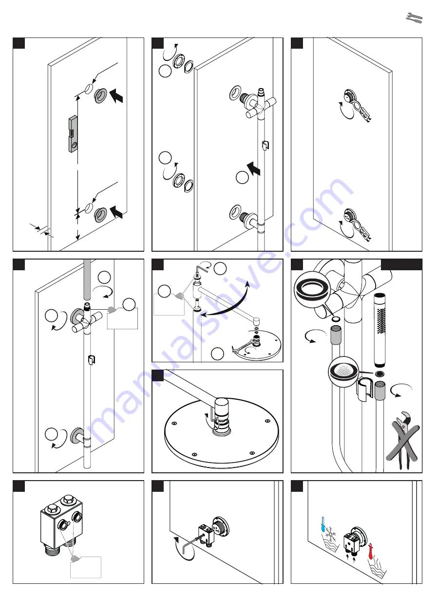 Hans Grohe AXOR Starck Nature 240 1 jet 12670 Series Instructions For Use/Assembly Instructions Download Page 35