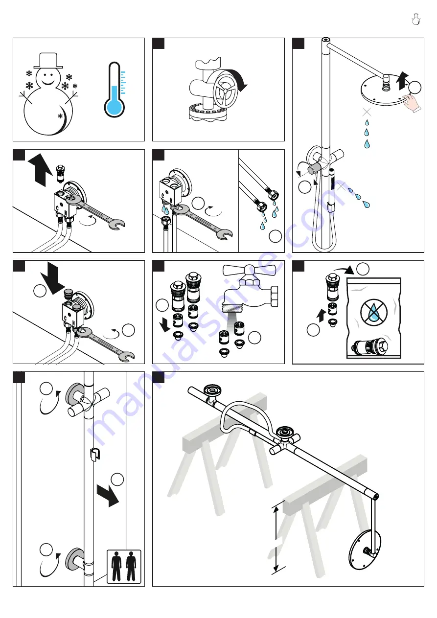 Hans Grohe AXOR Starck Nature 240 1 jet 12670 Series Instructions For Use/Assembly Instructions Download Page 39