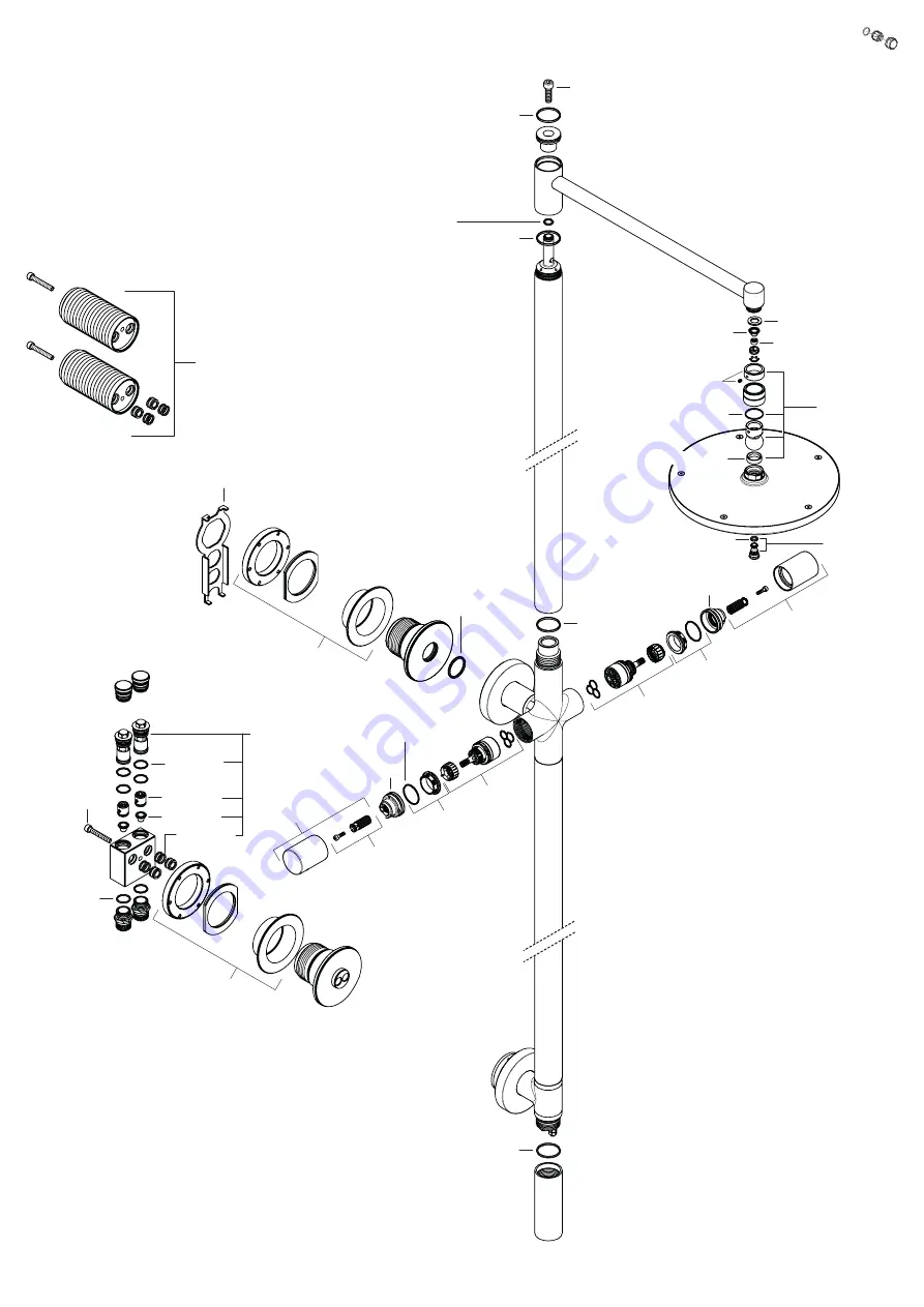 Hans Grohe AXOR Starck Nature 240 1 jet 12670 Series Instructions For Use/Assembly Instructions Download Page 47