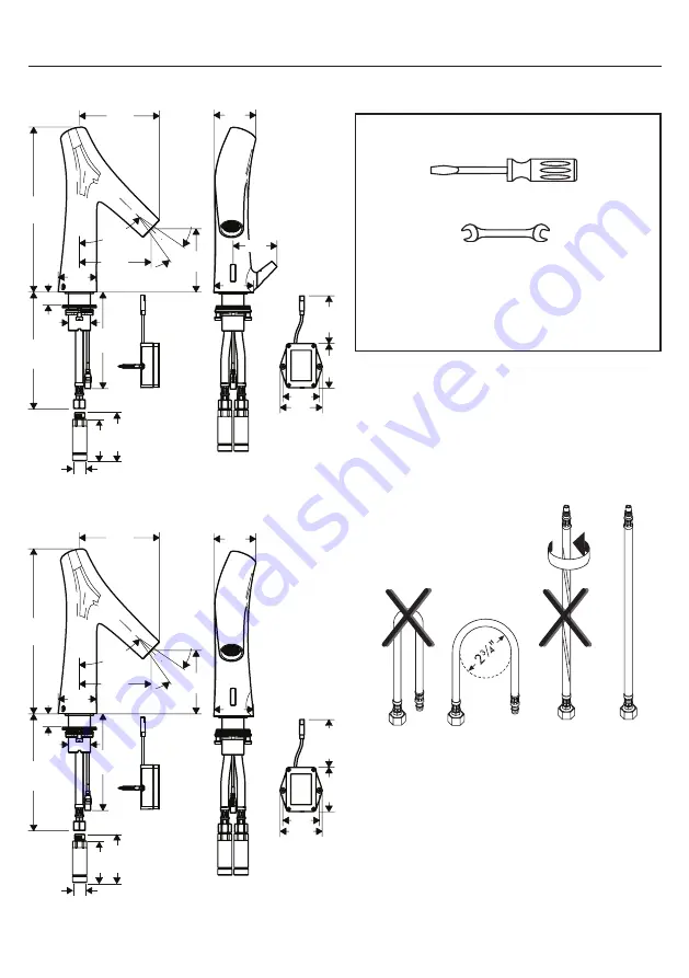 Hans Grohe Axor Starck Organic 12171001 Скачать руководство пользователя страница 8