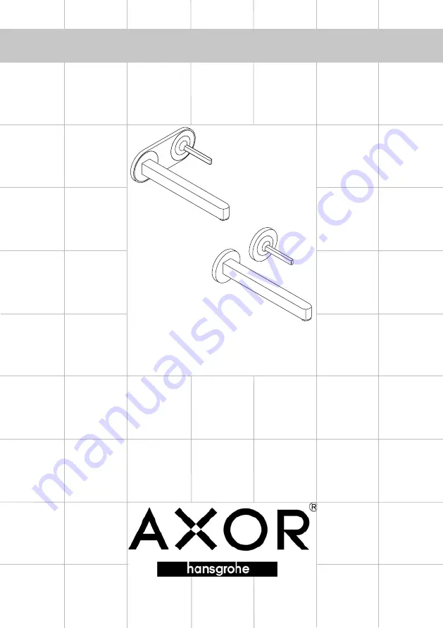 Hans Grohe Axor Steel 35115801 Скачать руководство пользователя страница 1