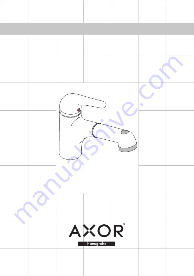 Hans Grohe Axor Steel 35807801 Installation Instructions / Warranty Download Page 1