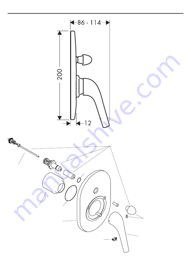 Hans Grohe AXOR Terrano 37405 Series Скачать руководство пользователя страница 2