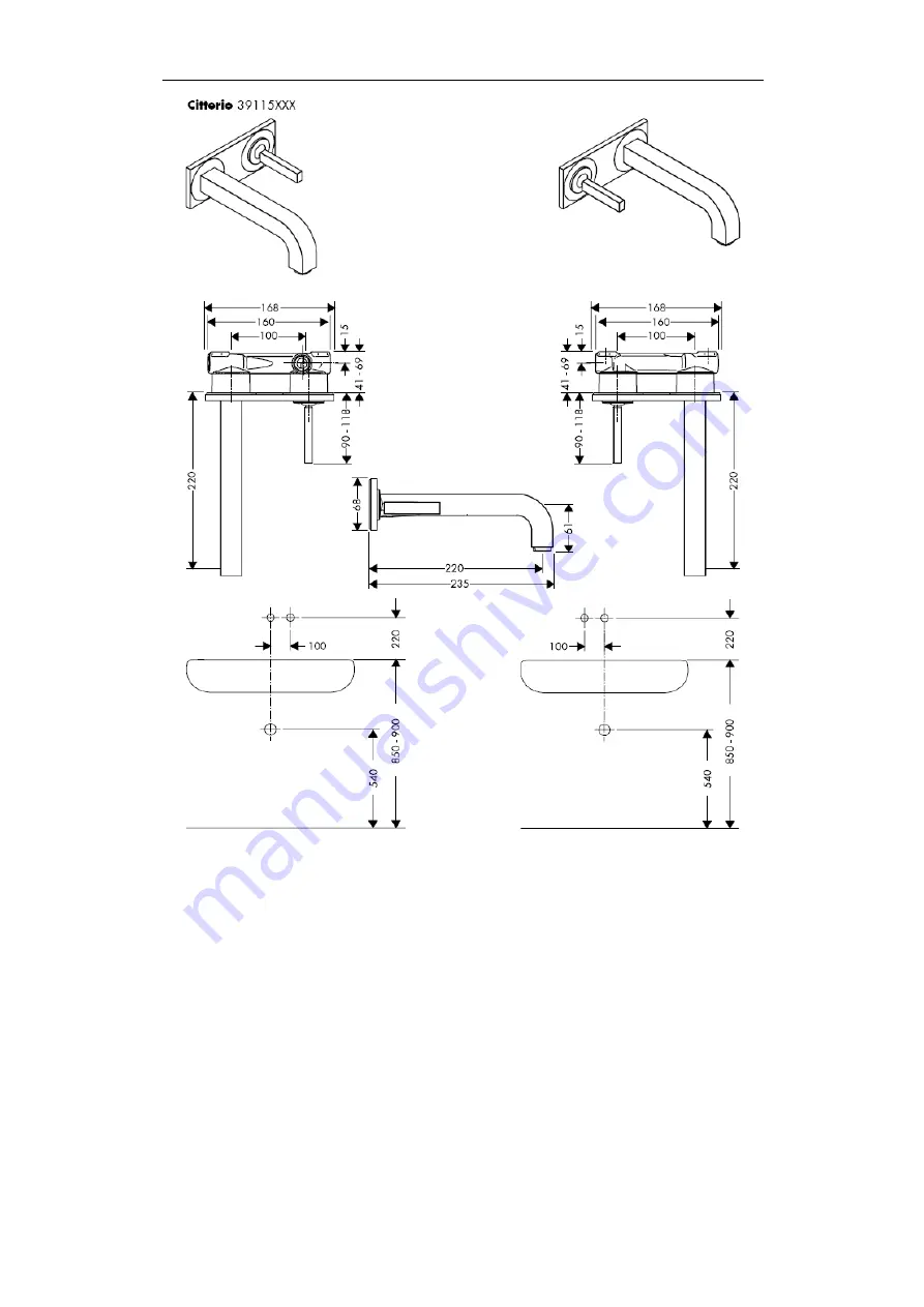 Hans Grohe Axor Uno 38111180 Скачать руководство пользователя страница 13