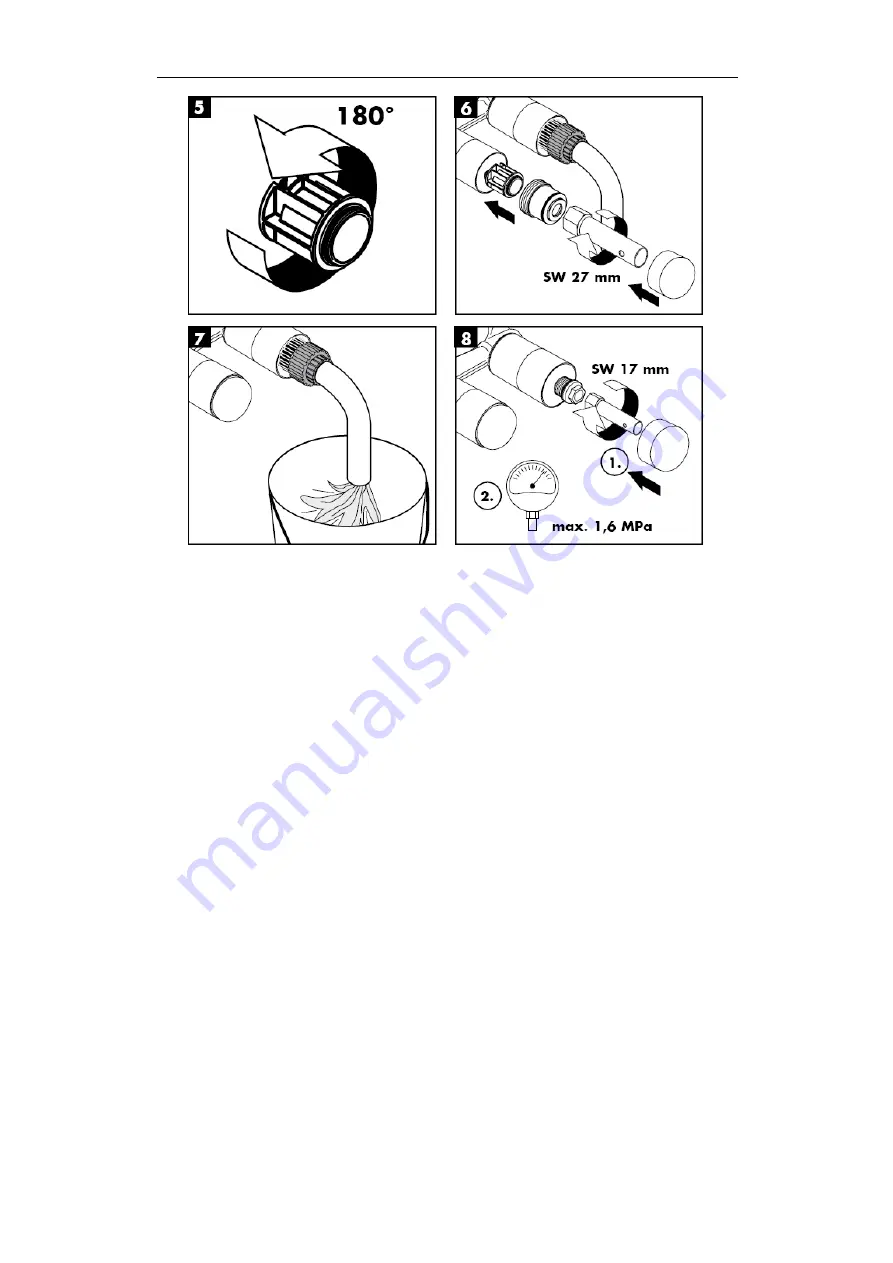 Hans Grohe Axor Uno 38111180 Assembly Instructions Manual Download Page 20