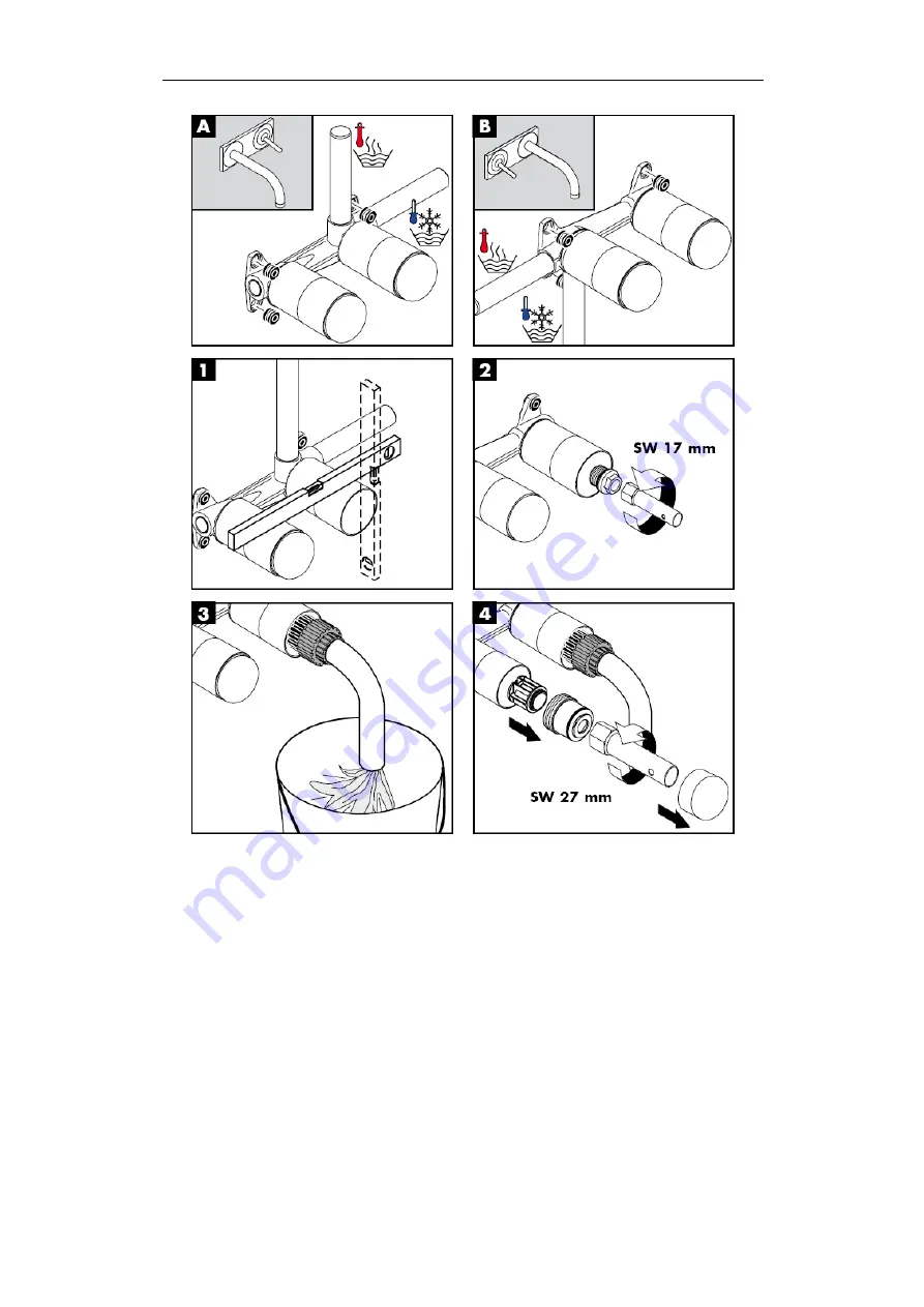 Hans Grohe Axor Uno 38111180 Assembly Instructions Manual Download Page 131