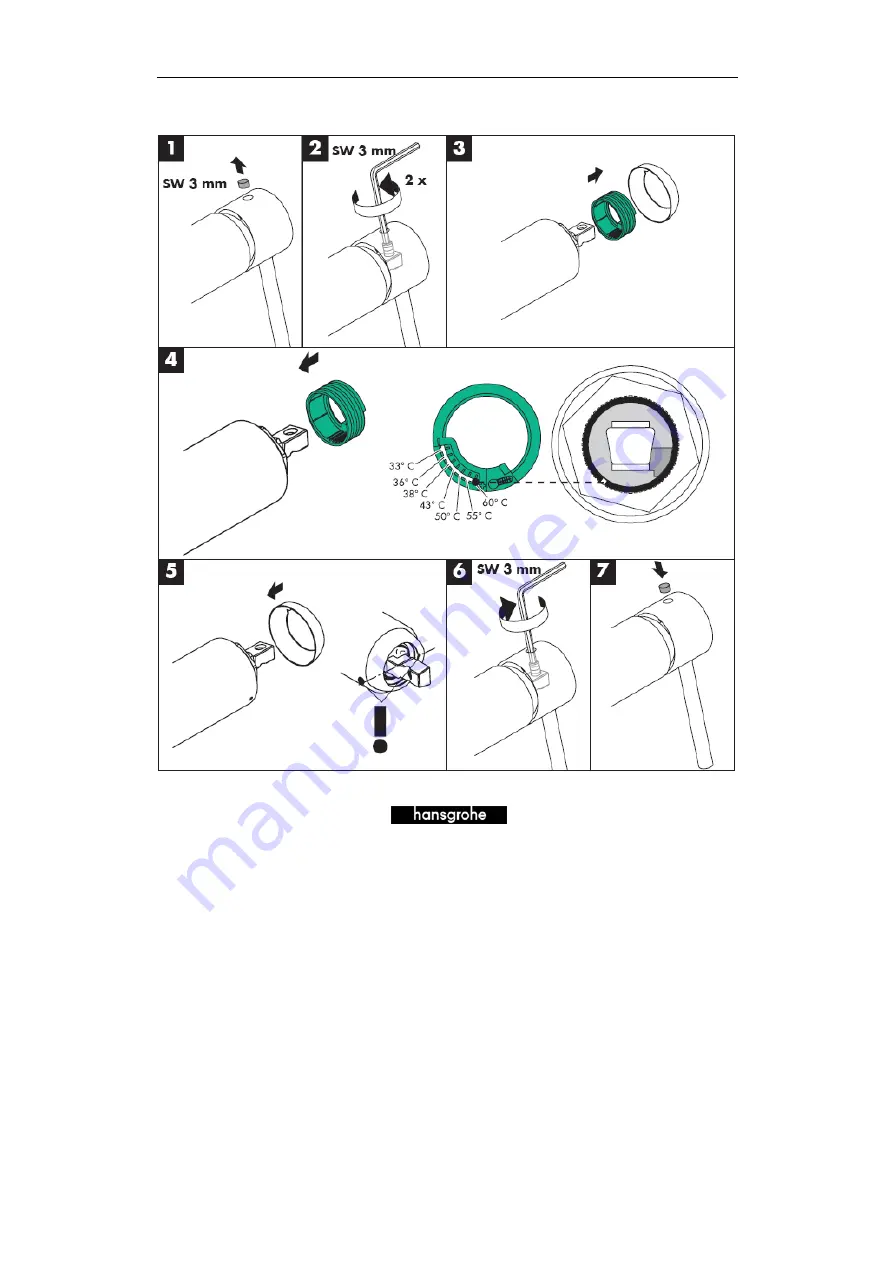 Hans Grohe AXOR Uno 38420 Series Assembly Instructions Manual Download Page 64