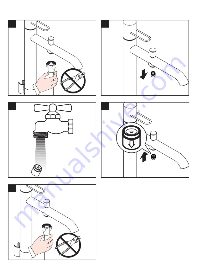 Hans Grohe AXOR Uno 38442 1 Series Installation/User Instructions/Warranty Download Page 16