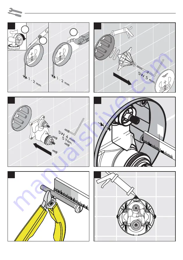 Hans Grohe AXOR Uno 38720 Series Instructions For Use/Assembly Instructions Download Page 60