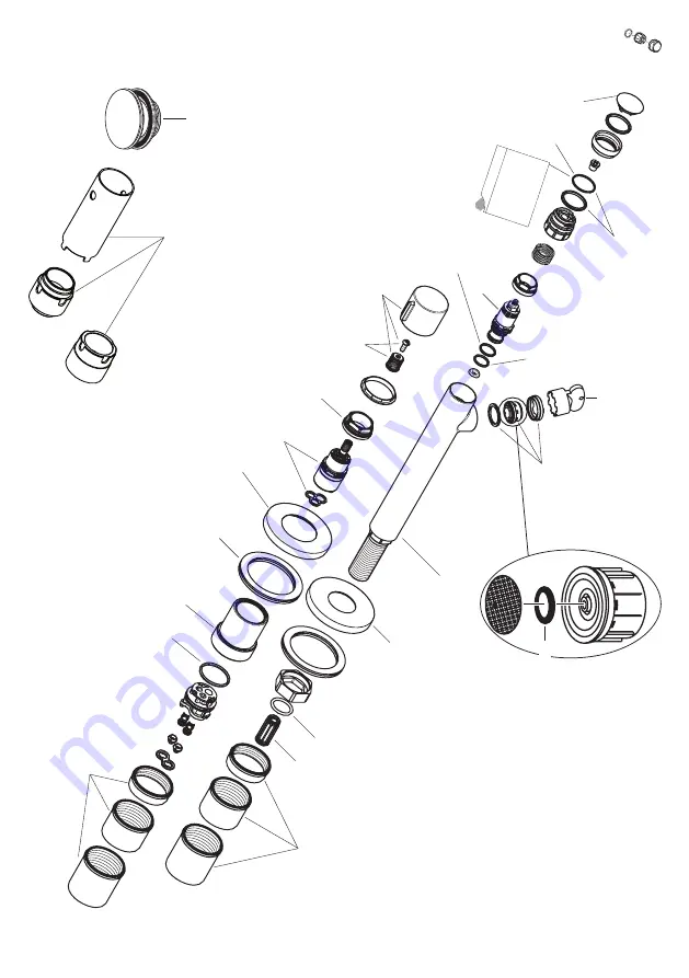 Hans Grohe AXOR Uno 45112 Series Instructions For Use/Assembly Instructions Download Page 40