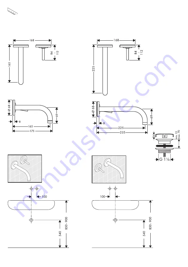 Hans Grohe AXOR Uno2 38116000 Instructions For Use/Assembly Instructions Download Page 49