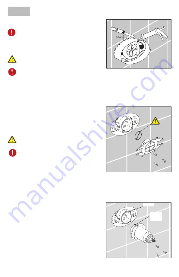 Hans Grohe C Lever 06067 0 Series Installation Instructions Manual Download Page 8