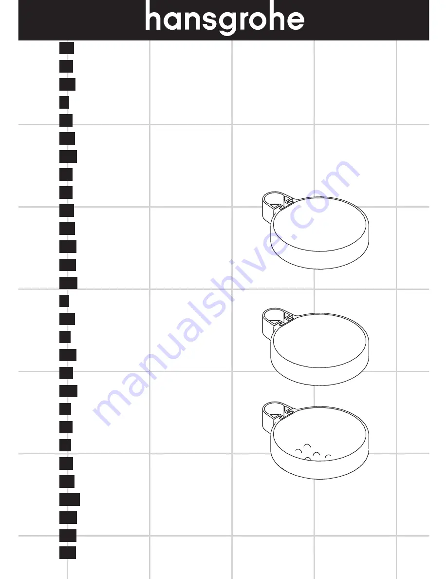 Hans Grohe Cassetta'C Assembly Instructions Download Page 1