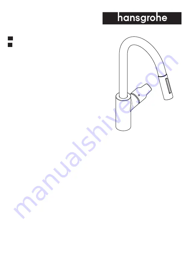 Hans Grohe Cento XL 2jet 14784000 User Manual Download Page 1