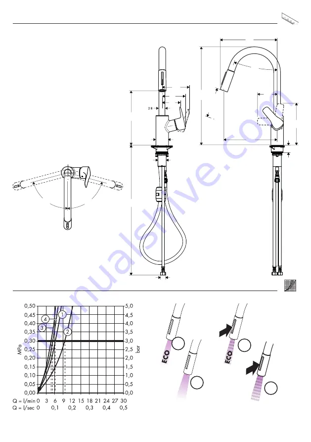 Hans Grohe Cento XL 2jet 14784000 User Manual Download Page 9