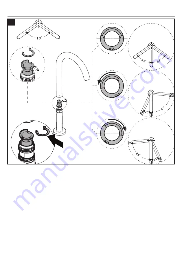 Hans Grohe Citterio M 34822 1 Series Installation/User Instructions/Warranty Download Page 6