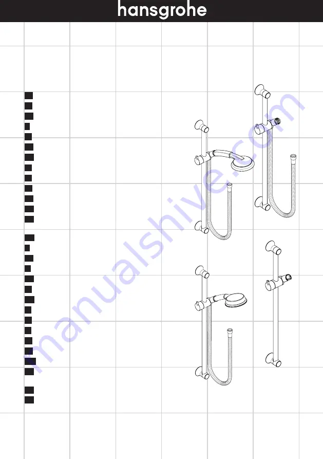 Hans Grohe Croma 100 Classic Multi 28539 Series Скачать руководство пользователя страница 1