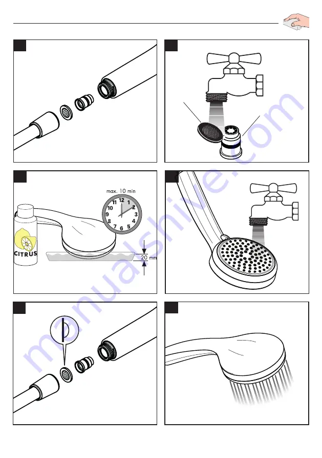 Hans Grohe Croma 160 Showerpipe 27244000 Instructions For Use/Assembly Instructions Download Page 13