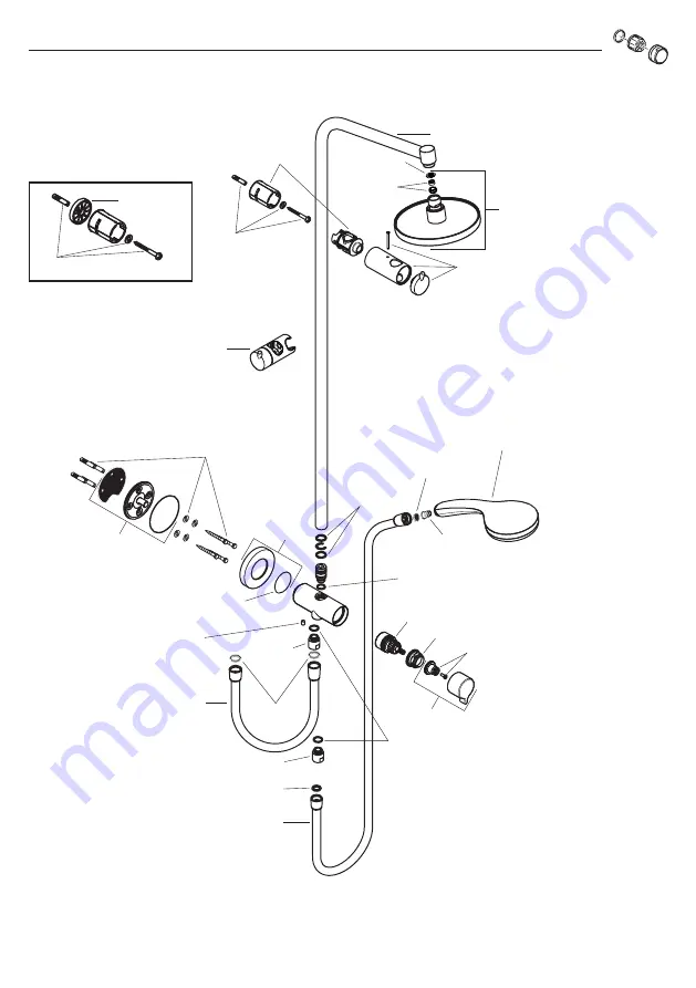 Hans Grohe Croma 160 Showerpipe 27244000 Instructions For Use/Assembly Instructions Download Page 15