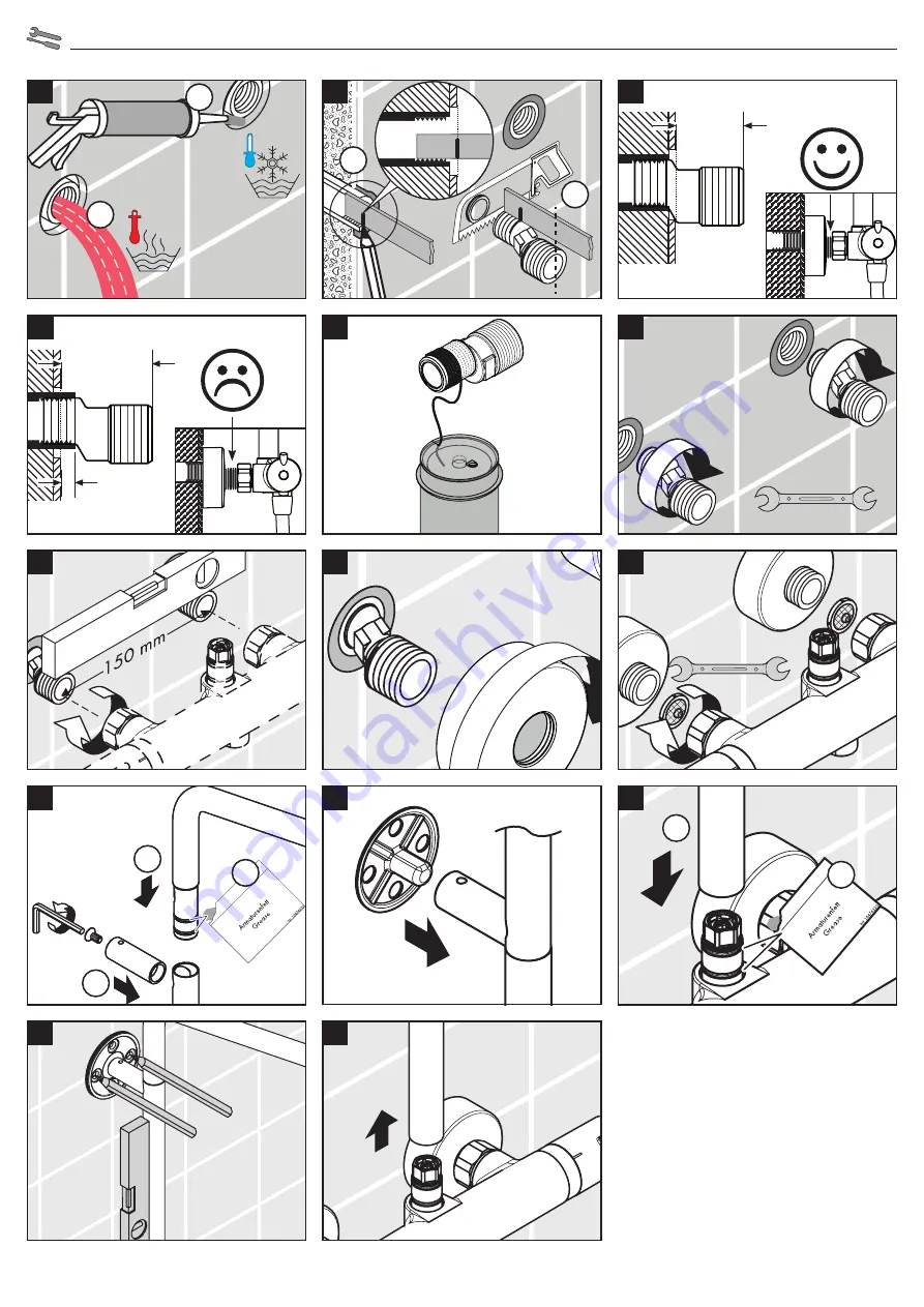 Hans Grohe Croma 220 EcoSmart 26559000 Instructions For Use/Assembly Instructions Download Page 32