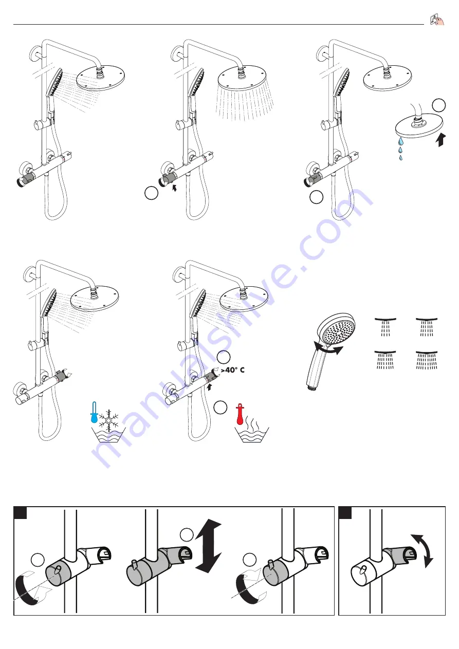 Hans Grohe Croma 220 EcoSmart 26559000 Instructions For Use/Assembly Instructions Download Page 35