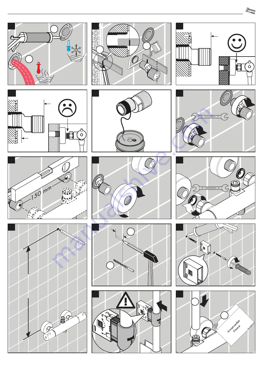 Hans Grohe Croma 220 Showerpipe 1jet 27368000 Instructions For Use/Assembly Instructions Download Page 31