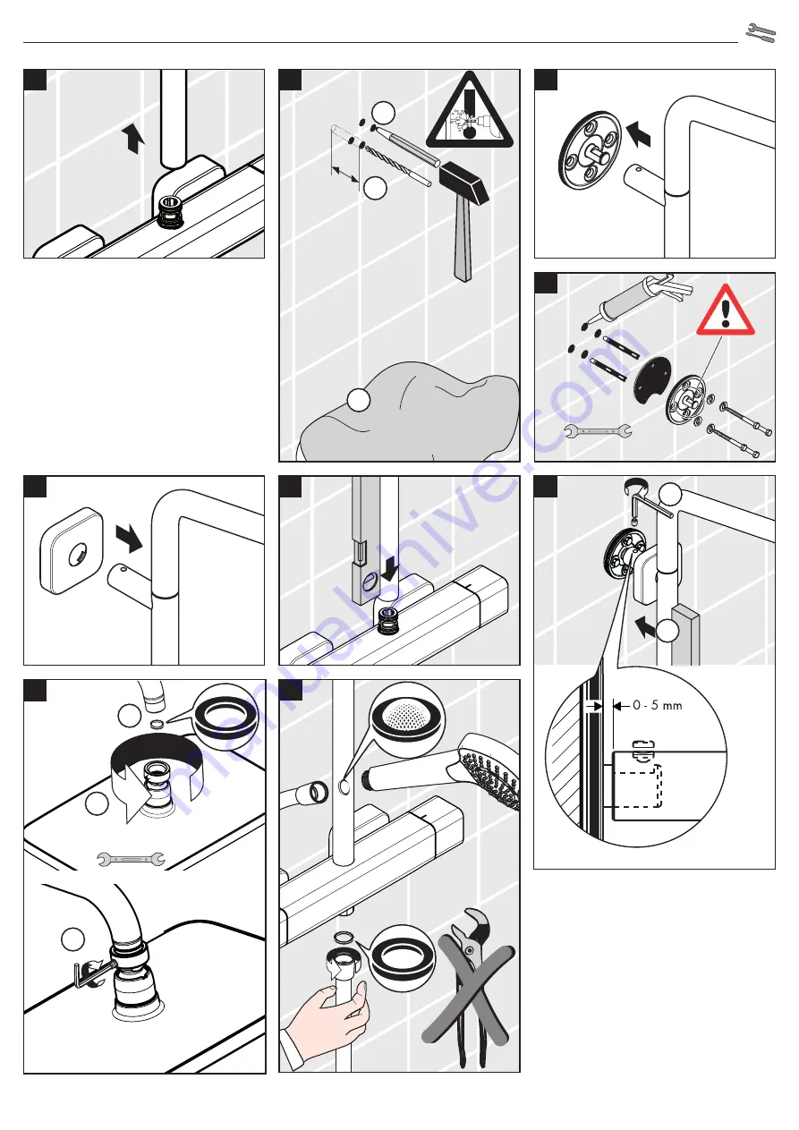 Hans Grohe Croma E 280 Instructions For Use Manual Download Page 33