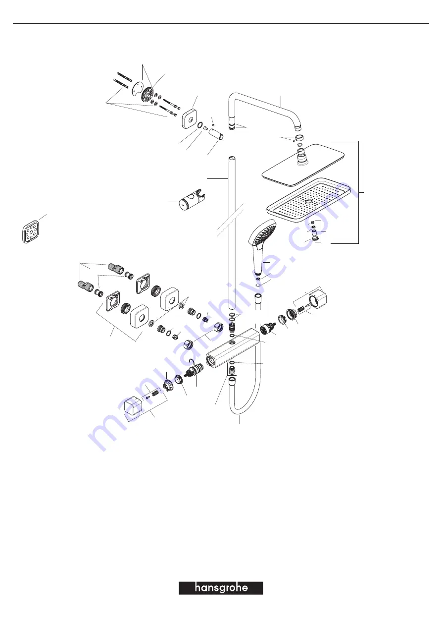 Hans Grohe Croma E 280 Instructions For Use Manual Download Page 40