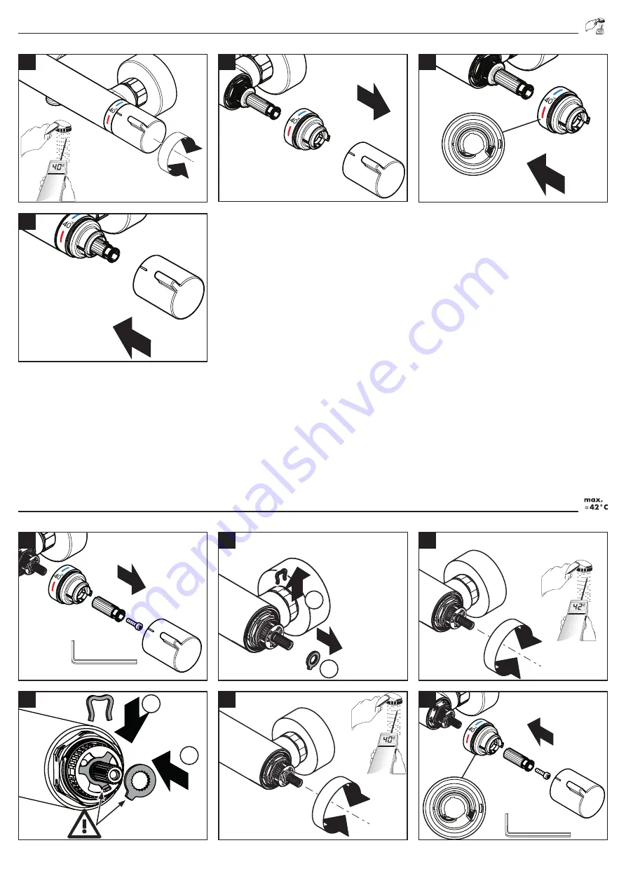 Hans Grohe Croma Select S Multi SemiPipe 27247400 Instructions For Use/Assembly Instructions Download Page 33