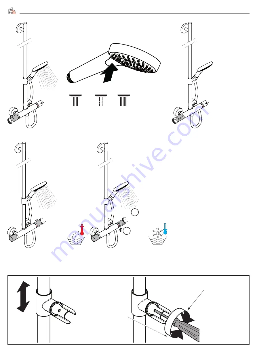 Hans Grohe Croma Select S Multi SemiPipe 27247400 Instructions For Use/Assembly Instructions Download Page 34