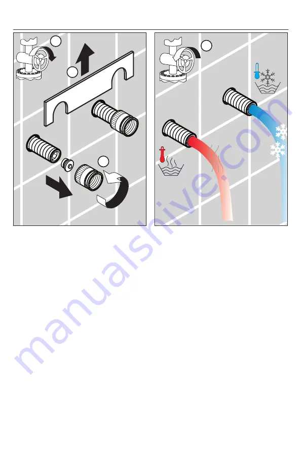 Hans Grohe Croma Showerpipe 220 27185 1 Series Installation/User Instructions/Warranty Download Page 8