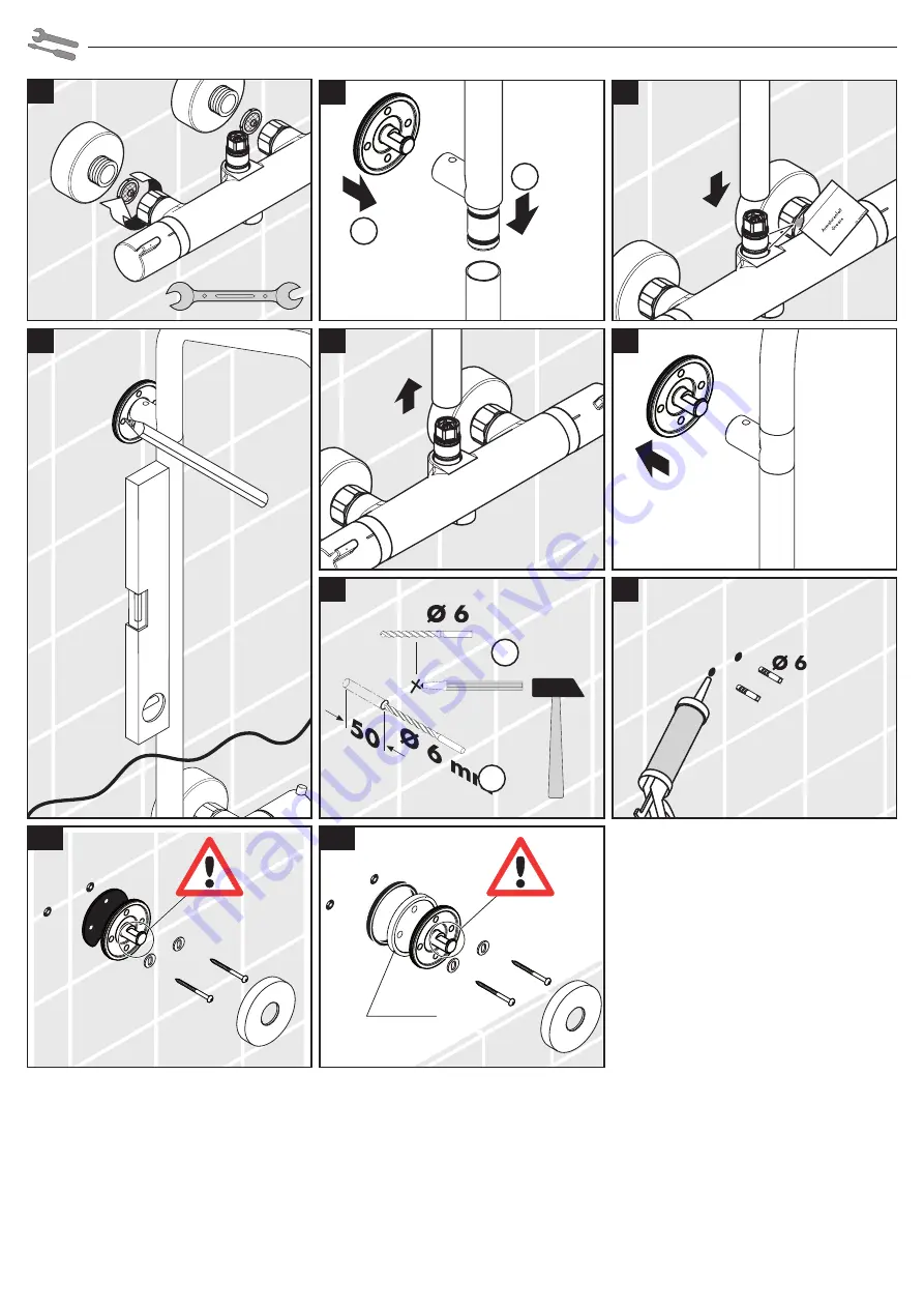 Hans Grohe Croma Showerpipe 27135000 Скачать руководство пользователя страница 32