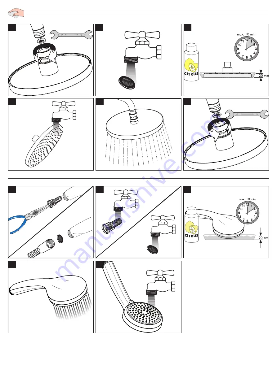 Hans Grohe Croma Showerpipe 27202000 Instructions For Use/Assembly Instructions Download Page 38