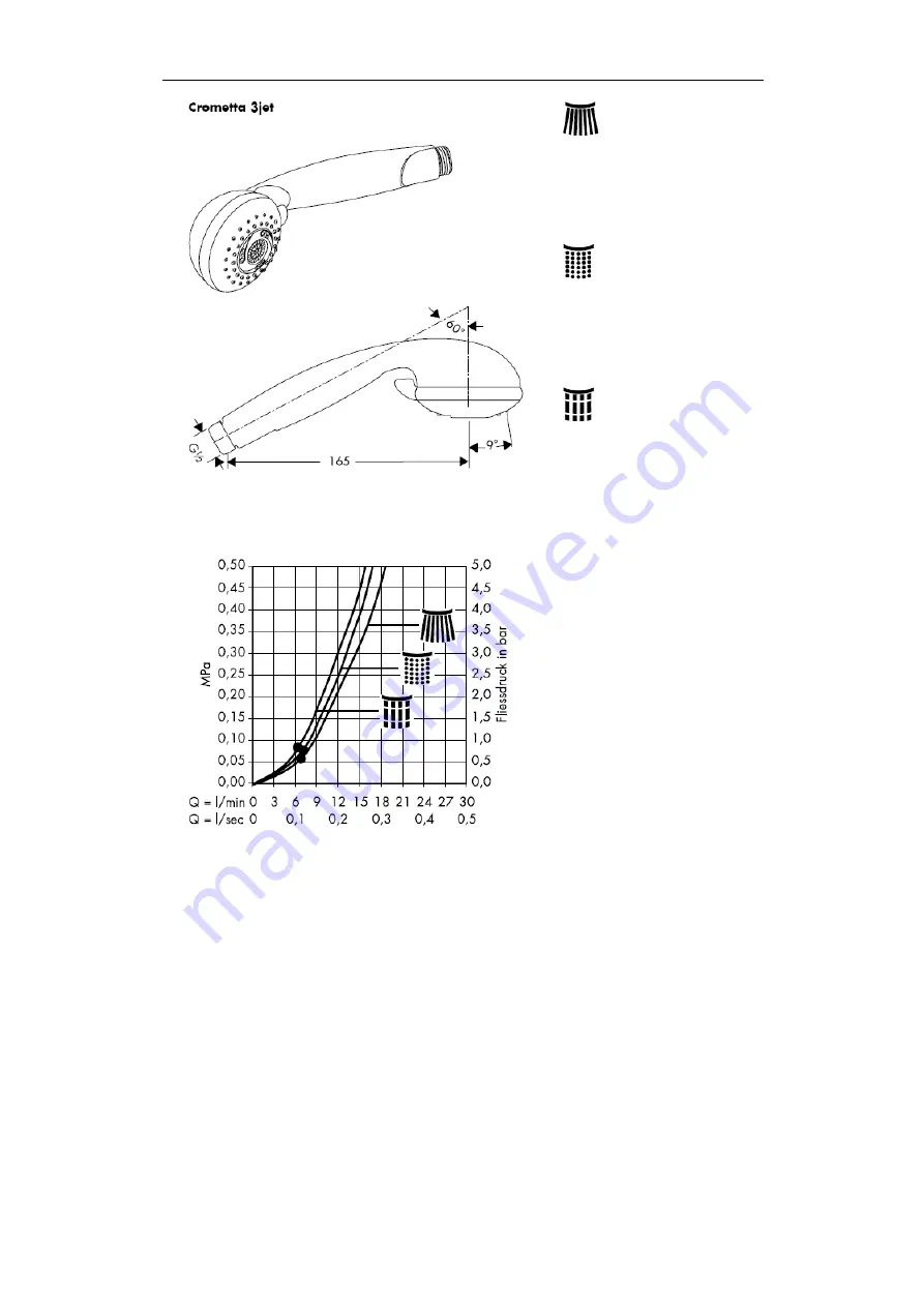 Hans Grohe Crometa 3jet/Porter'C 27553000 Assembly Instructions Manual Download Page 54