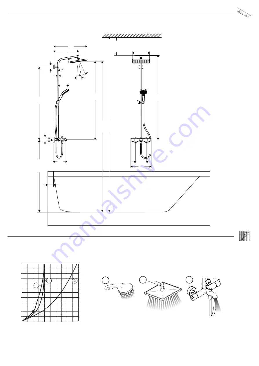 Hans Grohe Crometta E240 Showerpipe 26185000 Instructions For Use/Assembly Instructions Download Page 9