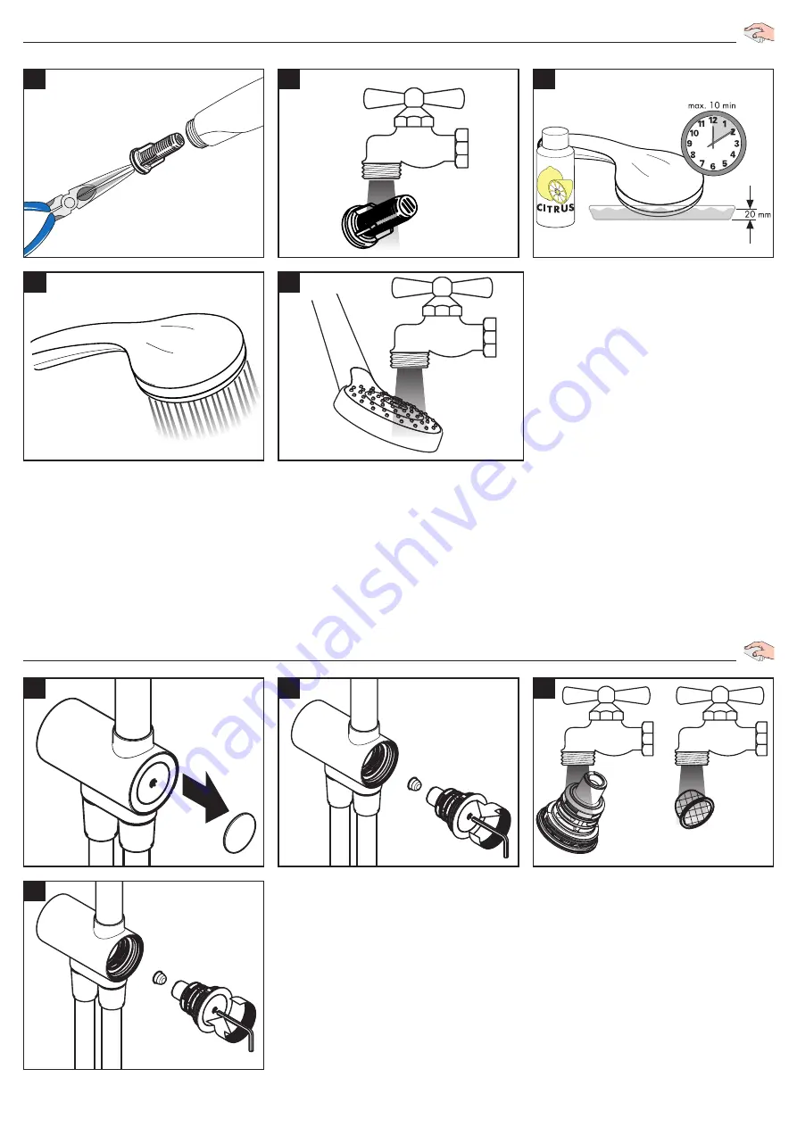 Hans Grohe Crometta S 240 1jet Showerpipe Reno EcoSmart... Instructions For Use/Assembly Instructions Download Page 37