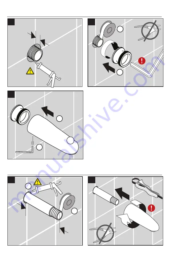 Hans Grohe E 13412 1 Series Installation/User Instructions/Warranty Download Page 4