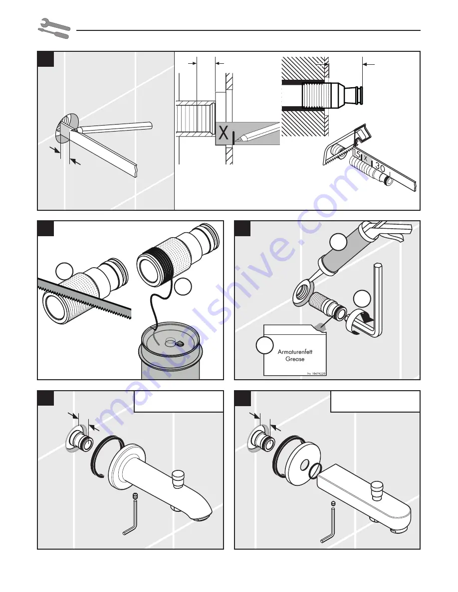 Hans Grohe E/S 13424000 Instructions For Use/Assembly Instructions Download Page 4