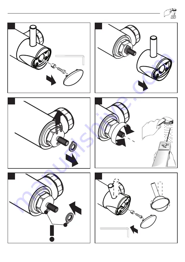 Hans Grohe Ecomax 14243000 Instructions For Use/Assembly Instructions Download Page 7