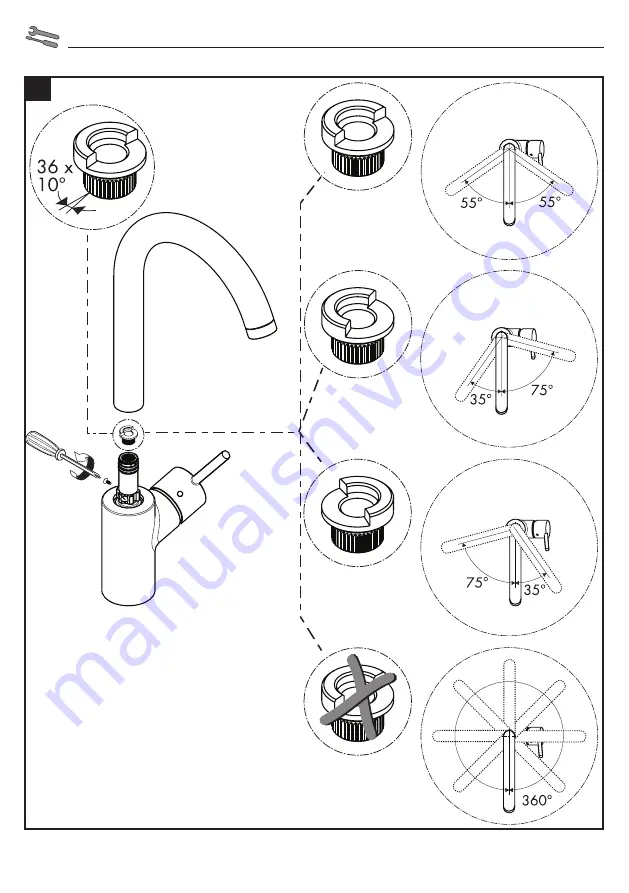 Hans Grohe Ecos L 1jet 14816003 Instructions For Use And Assembly Instructions Download Page 6